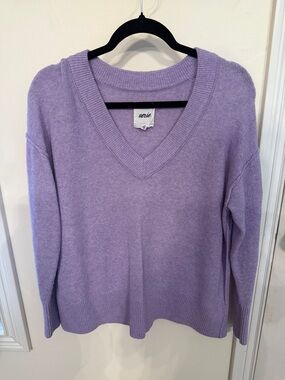 aerie Lilac V-Neck Sweater